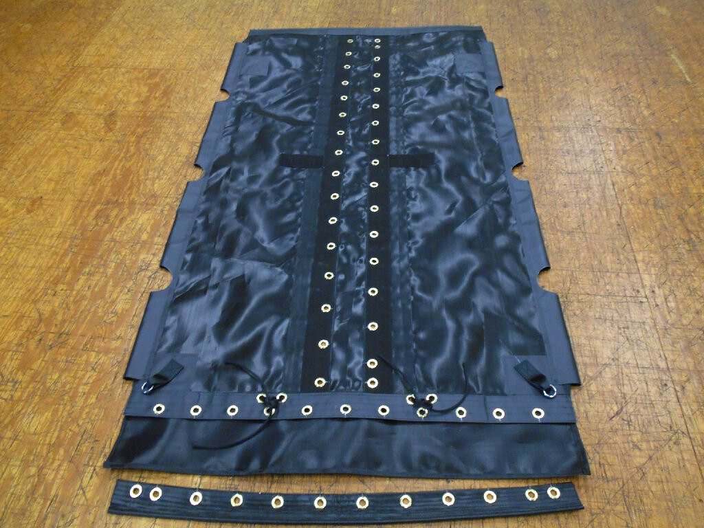 Trampoline with Center Lace to fit Hobie® Wave Classic - Black