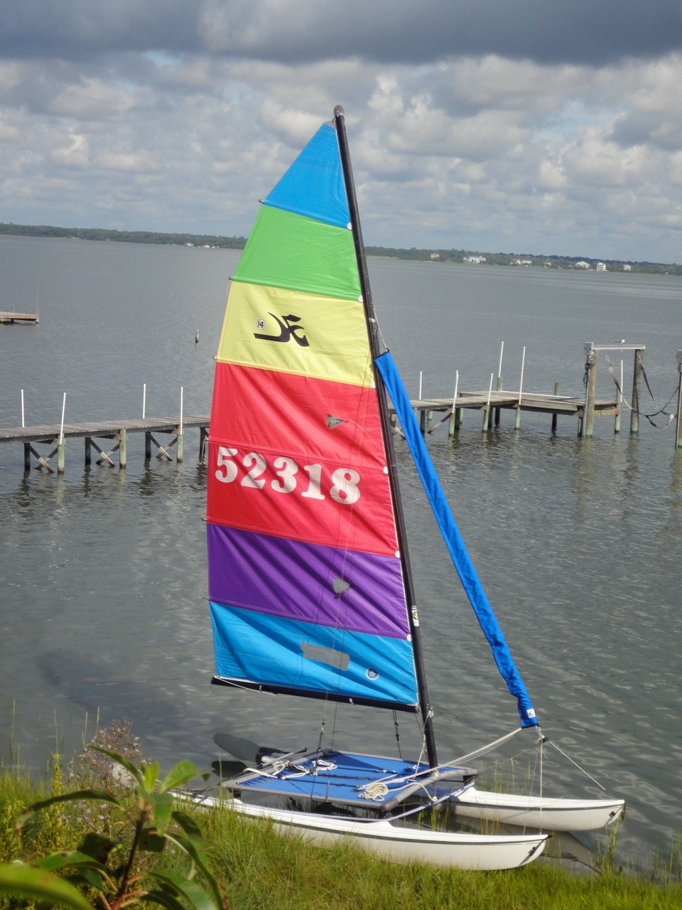 Jib Snorkel to fit Hobie Wave by SLO Sail and Canvas