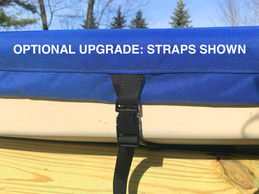 Optional Upgrade: Straps - Standard Web Loops are replaced with polypropylene straps with plastic Fastex buckles.
