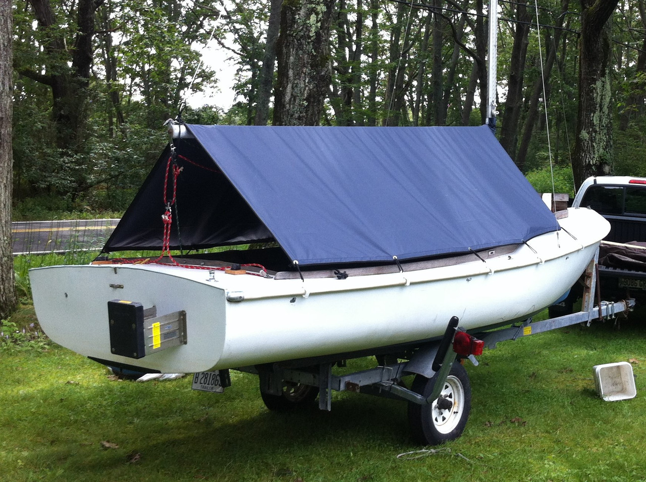 Explorer Sailboat Boat Boom Tent SLO Sail and Canvas