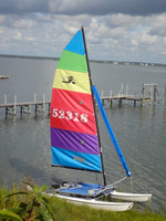 Jib Snorkel to fit Hobie Miracle 20 by SLO Sail and Canvas