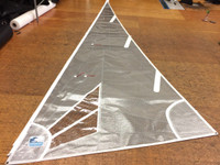 Radial Laminate Jib Sail for Nacra 5.5 UNI by SLO Sail and Canvas. Made in the USA!
