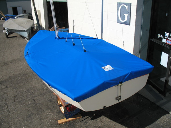 Buy a Mast Up Flat Cover for your JY 14 sailboat from SLO Sail and Canvas. 