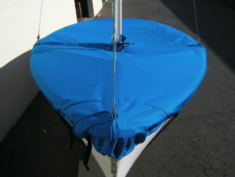 Capri 14 by Schock Mast Up Flat Cover by SLO Sail and Canvas