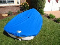 Sailboat Top Deck Cover made in America by skilled artisans at SLO Sail and Canvas. 
