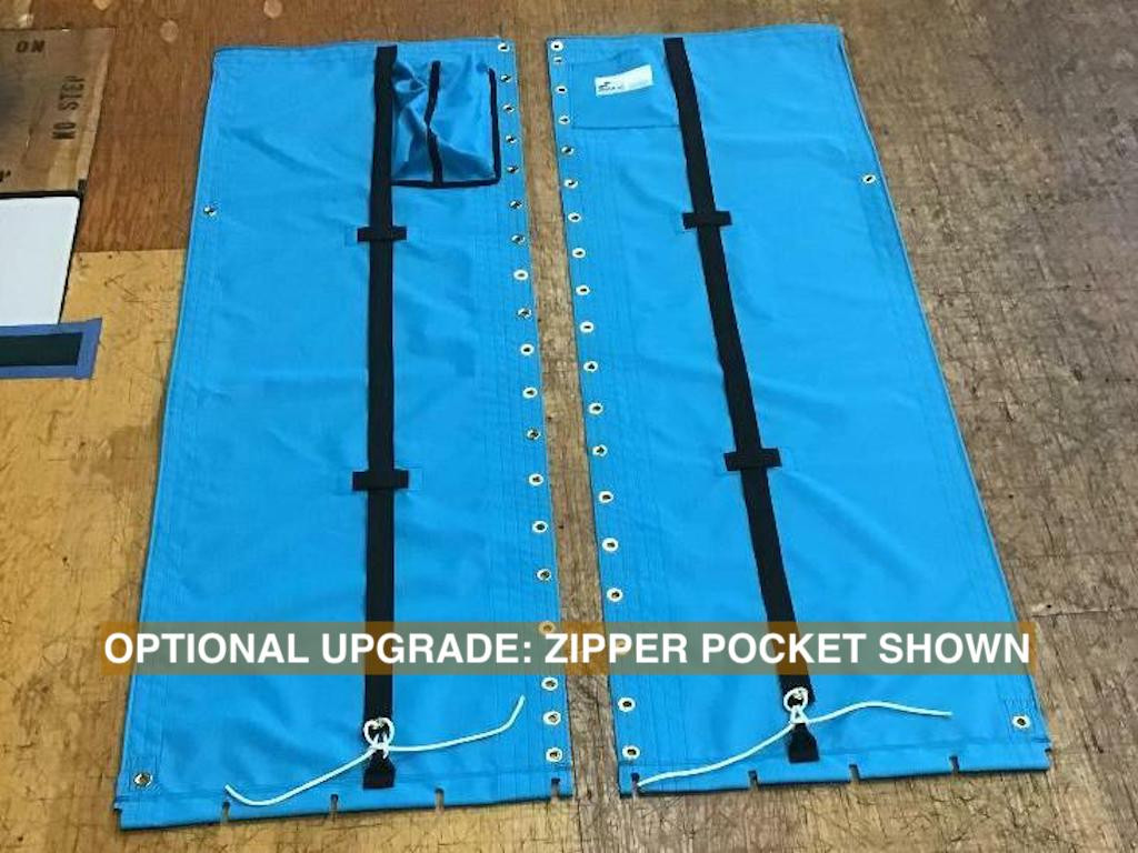Optional Upgrade: Zipper Pocket shown