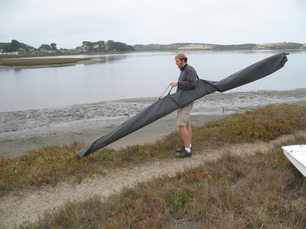 AMF Minifish Spar Bag made in America by skilled artisans at SLO Sail and Canvas.