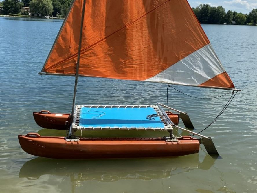 catamaran trampoline material