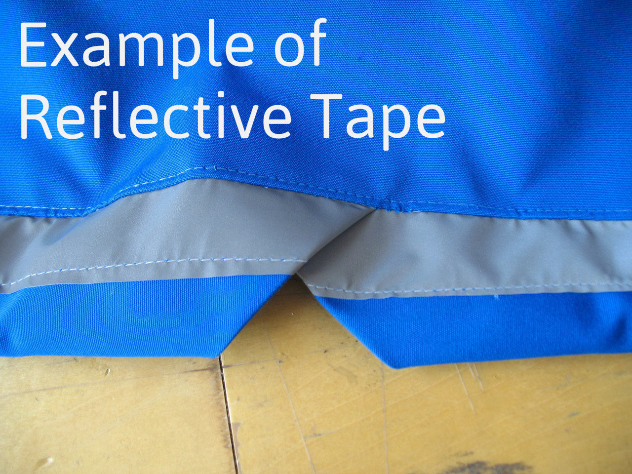 Optional Upgrade: Reflective Tape - increase visibility while parked on the street or while on a mooring.
