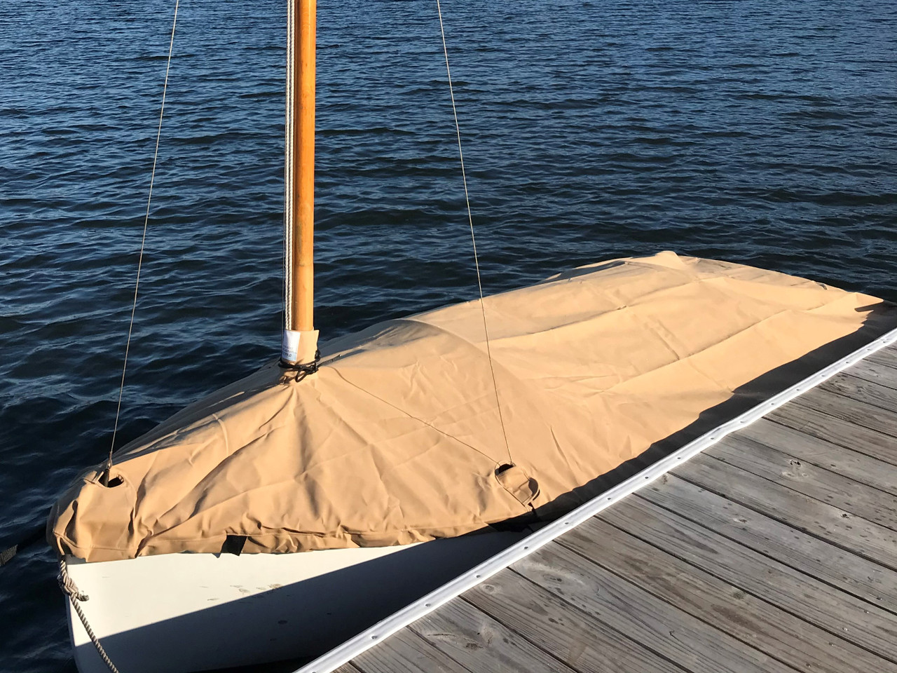 Mooring Cover made in America by skilled artisans at SLO Sail and Canvas.
