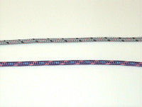 Marlow Excel Pro 4mm (5/32") line shown in gray and purple. 