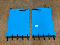 Trampoline to fit a (pre 2015) Hobie® Adventure Island Solo kayak - made in America by skilled artisans at SLO Sail and Canvas. 12" x 12" storage pocket on the starboard side. Fiberglass rod for aft edge of trampoline included. 10 webbing straps with buckles to secure aft end of each trampoline.