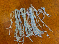 Line kit for a Capri 14.2 sailboat by Catalina Yachts. Assembled by SLO Sail and Canvas from high quality Marlow, Samson, and/or Bainbridge ropes. 