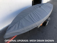 Rocket by Fulcrum Speedworks Bottom Cover by SLO Sail and Canvas - shown in Polyester Charcoal Gray