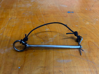 Rudder Pin for Rocket by Fulcrum Speedworks sailboat. Made by SLO Sail and Canvas. 