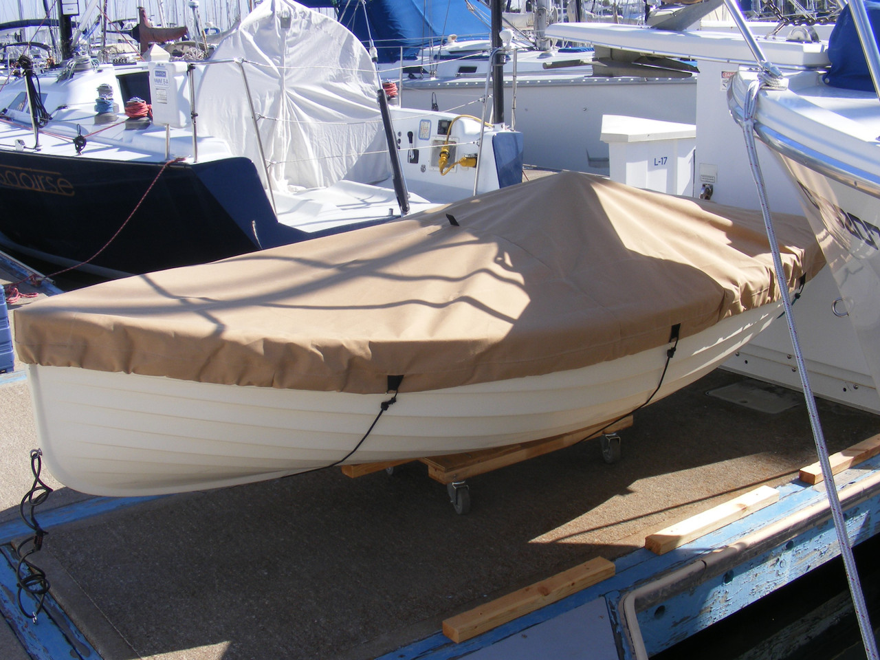 Top Cover to fit a Fatty Knees 9 sailing dinghy by SLO Sail and Canvas