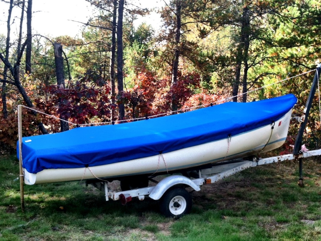 Javelin Sailboat Boat Deck Cover SLO Sail and Canvas