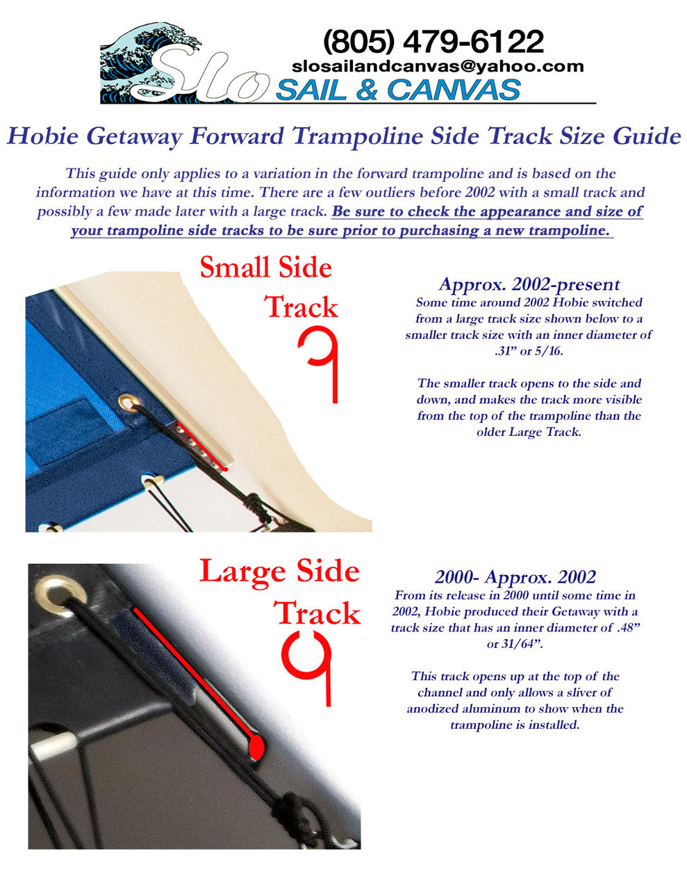Hobie Getaway Forward Trampoline for 2001-2016 & 2021-present
