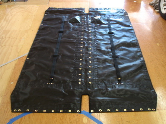 Supercat 19 Wrap Catamaran Trampoline - Black Mesh - SLO Sail and