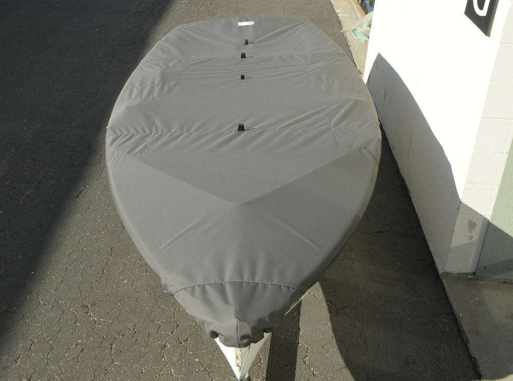 420 Sailboat Top Cover by SLO Sail and Canvas.
