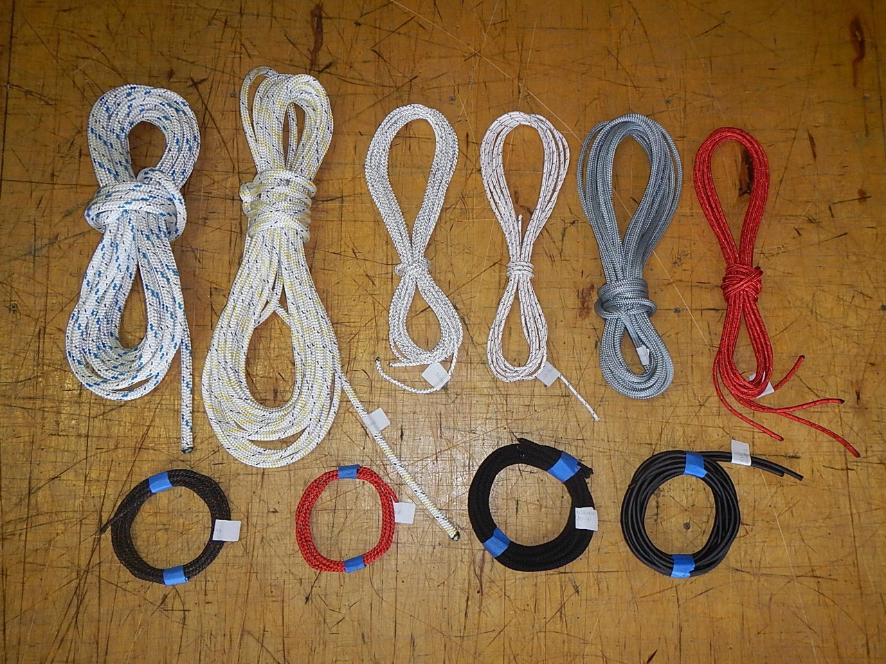 Replacement line kit for Hobie 16 with quality ropes from Marlow, Bainbridge, or Samson. 