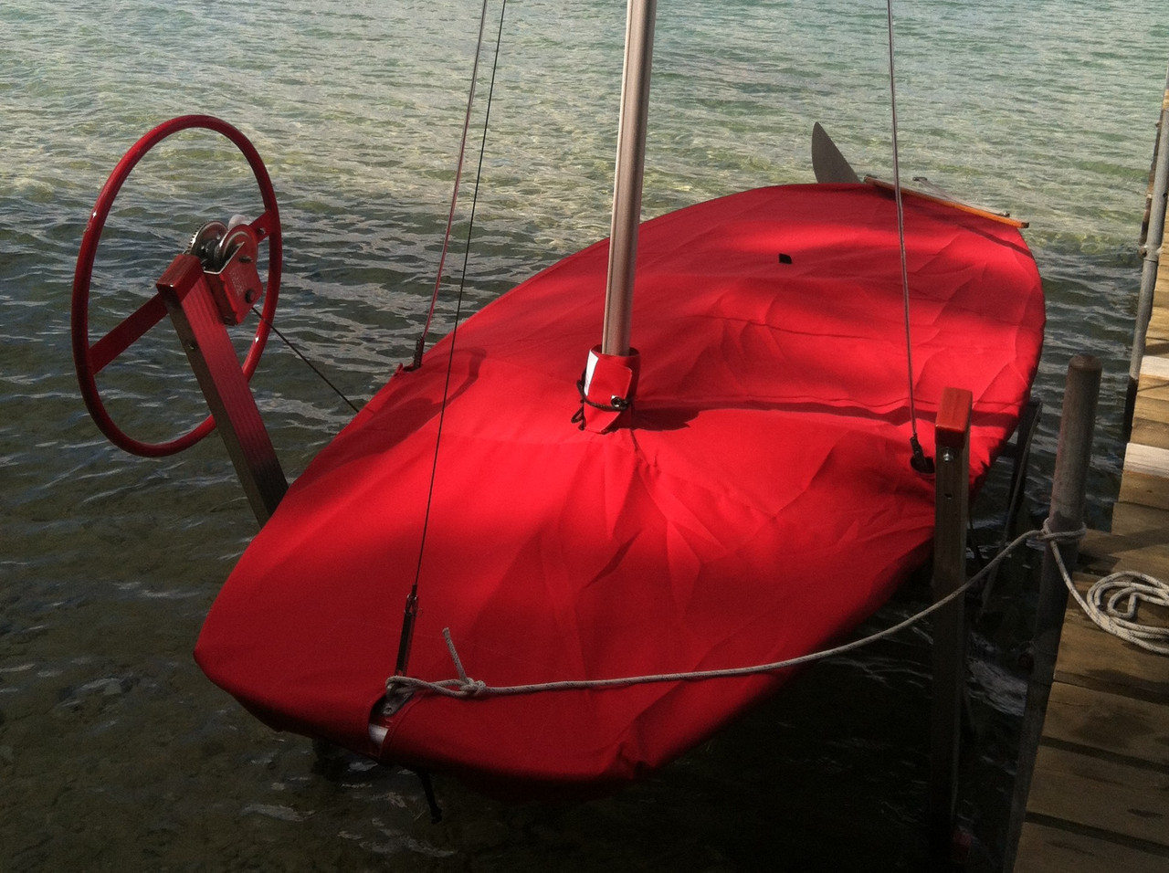 Butterfly Mast Up Flat Cover by SLO Sail and Canvas