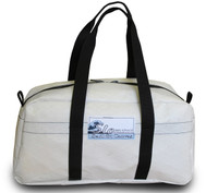 Sailcloth White Duffel Bag Carry-on Size/Small