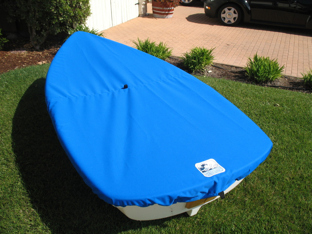 Walker Bay 8 Sailboat Top Cover made in America by skilled artisans at SLO Sail and Canvas.
