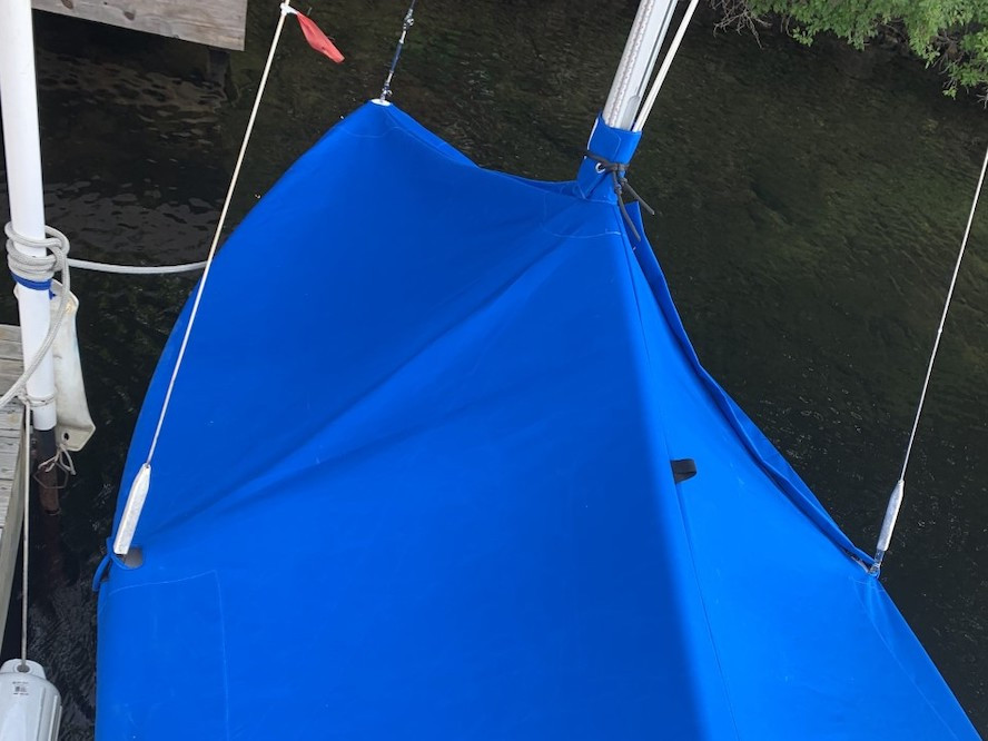 Web Loops allow you to “tent” your cover up to prevent pooling of water. 