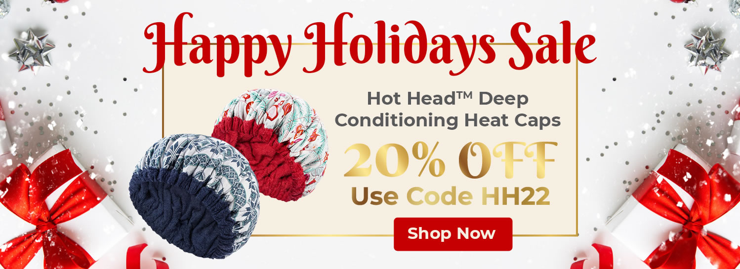 Hot Head Microwavable deep conditioning flaxseed heat cap Holiday Sale