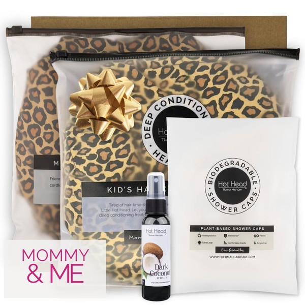 Mommy & Me Haircare Gift Set  deep conditioning heat cap
