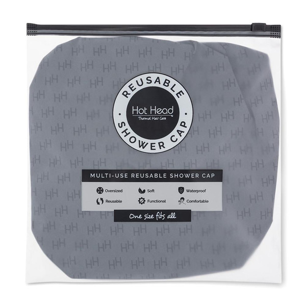 Luxe Shower Cap (Black)   deep conditioning heat cap