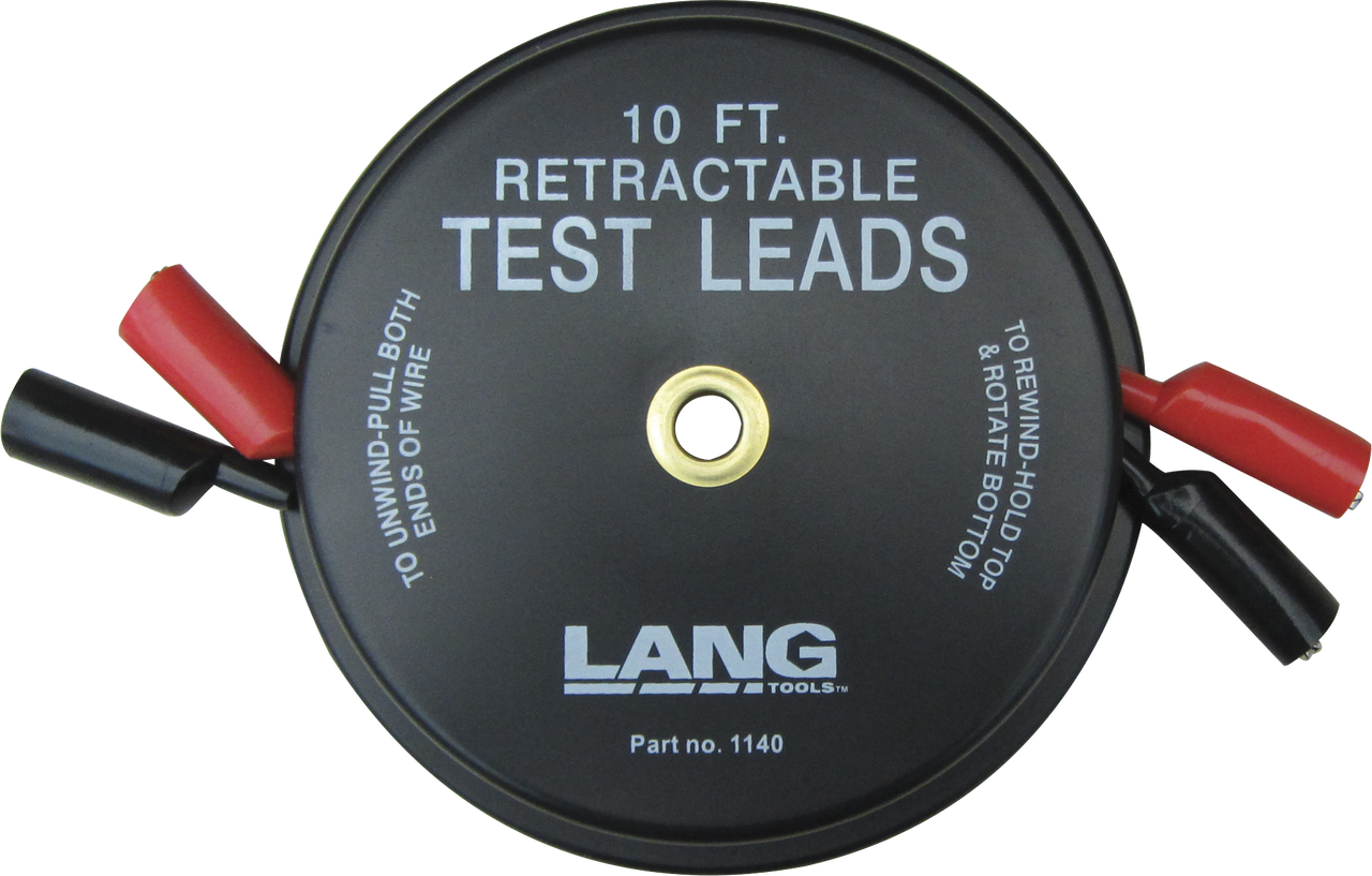 Lang Tools 1129 Retractable Test Leads 3 Leads X 10 Ft.
