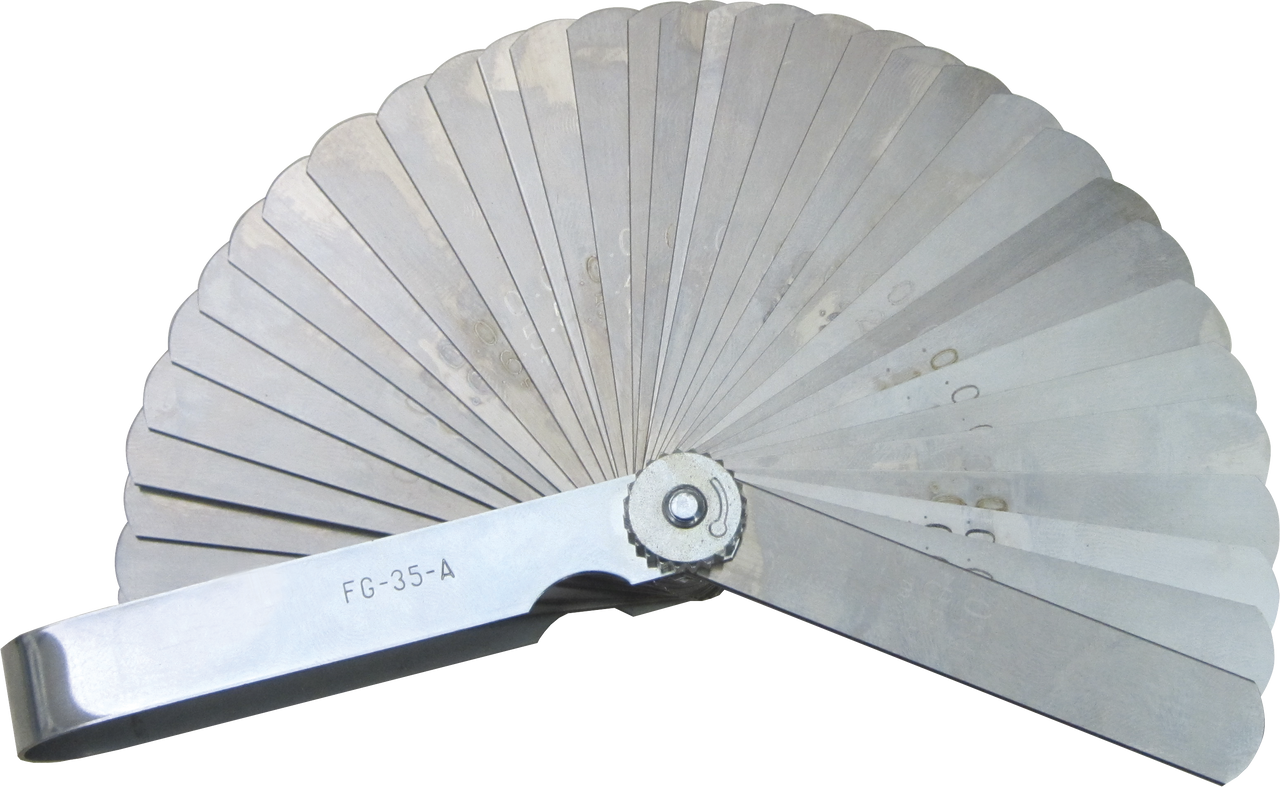 Lang Tools 32 Blade Feeler Gauge with Brass Blades 36A tillescenter
