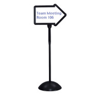 Safco Write Way Directional Sign - 4173BL