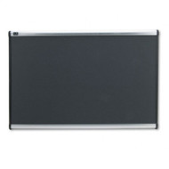 Quartet Prestige Grey Mesh Bulletin Board 3' x 2' Aluminum Frame - B443A