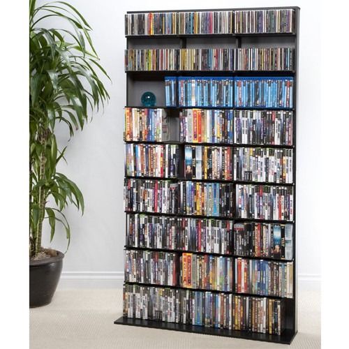 Atlantic Media Tower Elite Large 837 Cd Or 630 Bluray In Black 35435725 Free Shipping