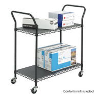 Safco Wire Utility Cart - 5337BL