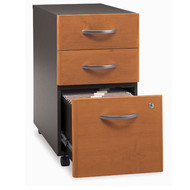 Bush Business Furniture Series C Mobile File Cabinet 3-Drawer Natural Cherry - WC72453