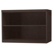 Mayline Aberdeen Bookcase 2-Shelf Mocha - AB2S36