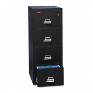 FireKing 4-Drawer Vertical Fire and Impact Resistant Vertical Letter File 17 3/4W x 31 9/16D - 41831CBL