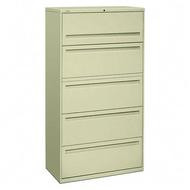 HON 700 Series 42" 5-Drawer Metal Lateral File Cabinet - 795L