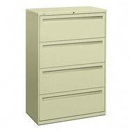 HON 700 Series 42" 4-Drawer Metal Lateral File Cabinet - 794L
