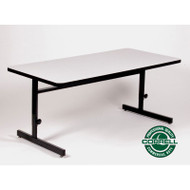 Correll High-Pressure Top Computer Desk or Training Table Adjustable Height 30" x 72" - CSA3072