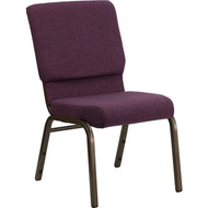 Flash Furniture Hercules Series 18.5 Plum Fabric Chair - FD-CH02185-GV-005-GG