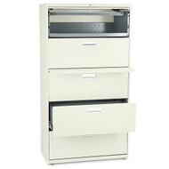 HON 600 Series 36" 5-Drawer Metal Lateral File Cabinet - 685L