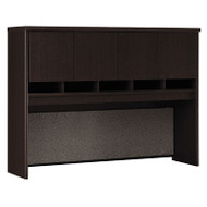 Bush Business Furniture Series C Desk Hutch 4-Door 60" Mocha Cherry - WC12962K