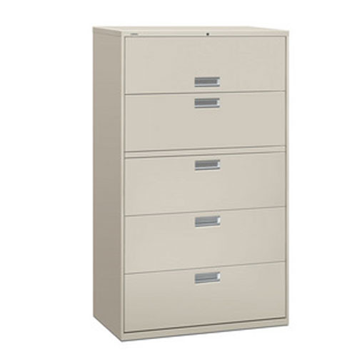 Hon 600 42 5 Drawer Metal Lateral File Cabinet 695l Ships Free