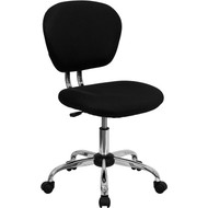 Flash Furniture Mid Back Black Mesh Task Chair With Chrome Base - H-2376-F-BK-GG