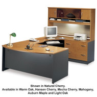 Bush Business Furniture Series C Package Executive U-Shaped Bowfront Desk - SC8A